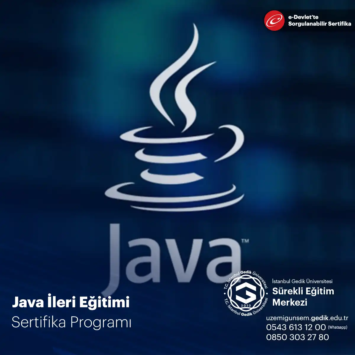 Java İleri Eğitimi Sertifika Programı